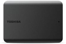 2 TB Toshiba Canvio Basics 2022, 2.5", USB 3.2 - Svart