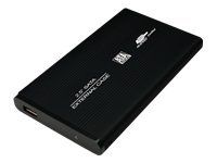 LogiLink Enclosure 2,5 inch S-ATA HDD USB 2.0 Alu - Boitier externe - 2.5" - SATA 1.5Gb/s - 150 Mo/s - USB 2.0 - noir