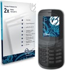 Bruni 2x Protective Film for Nokia 130 (2017) Screen Protector Screen Protection