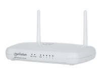 Manhattan 300N Wireless Router - Trådlös router - 4-ports-switch - Wi-Fi - 2,4 GHz