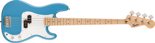 Squier Sonic Precision Bass MN White Pickguard California Blue
