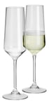 Glass champagne Savoy Flute m/stett 2 pk  FLAMEFIE