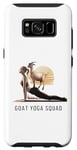 Galaxy S8 Funny Goat Yoga Squad Warrior Plank Pose For Goat Yoga Case