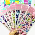 Självhäftande Glitter Flower Crystal Gems Jewel Diamond Sticker Rhinestone Strip