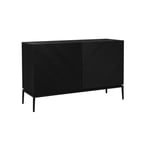 SIDEBOARD svart 120/75/40 cm 