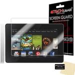 TECHGEAR [Pack of 3] Screen Protectors for Amazon Kindle Fire HD 7.0 inch (2013 / 3rd Gen) - Clear Lcd Screen Protectors With Cleaning Cloth + Application Card