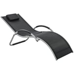 Sun Lounge Recliner Lounge Chair Design Ergonomic with Pillow