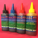 4*100ML ECOFILL INK REFILL EPSON WORKFORCE WF 7110DTW 7610DWF WF 7620DTW NON OEM