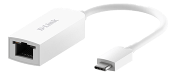 D-Link USB-C till 2.5G Nätverksadapter - Vit
