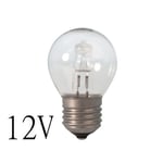 Lågvoltslampa halogen klot E27 10W 12V