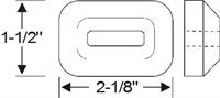 Steele Rubber Products 40-0175-24 Seal cl & br pedal shank to f'