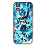 Cokitec Coque pour Samsung Galaxy A22 5G Manga Dragon Ball Vegeta Bleu
