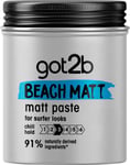 Got2b Beach Matt Medium Hold No Stickiness Matt Effect Hair Paste 100ml