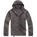 KUPAO Men's waterproof jacket Quick Dry Skin Jackets Coats Ultra-Light Casual Windbreaker Waterproof Windproof Clothing-C3_L