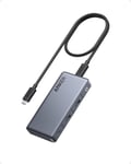 Anker USB C Hub, Anker 343 USB C Hub (7-in-1, Dual 4K HDMI) with 100W Power D...