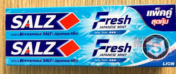 LION SALZ Hypertionic Salt and Japanese Mint Toothpaste 140g. x 2 tubes
