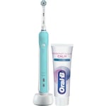 Oral B Pro 650 Sensi Ultrathin Electric Toothbrush - Turquoise