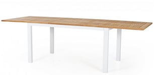 Brafab - Lyon Bord 92x194-252 cm Matt Vit/Teak