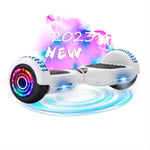 Hoverboard White Segway Bluetooth UK Electric Self-Balancing Scooters LED Lights