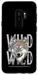 Galaxy S9+ All You Need Sunset and a wolf I Love My wolf Wild Retro Case
