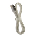 Cable USB plat et ultra-fin avec embout magnétique pour iPhone 4s coloris noir