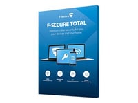 F-Secure Total - Abonnemangslicens (2 År) - 7 Enheter - Win, Mac, Android, Ios