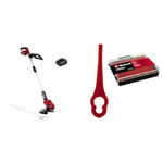 Einhell GC-CT 18 Li Power X-Change 18V Cordless Strimmer With Battery and Fast Charger & 3405736 Replacement Blade Box PXC Trimmer