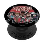 Stranger Things Group Shot Cartoons PopSockets PopGrip Interchangeable