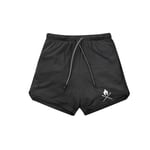 3DWY New monolayer Gyms Fitness Shorts Men Summer Quick-dry Knee Length Running Sport Short Pants Male Jogger Workout men Shorts