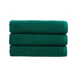 Christy Brixton Bath Sheet in Emerald 100% Cotton - Textured & Ultra Absorbent - Quick Dry - Machine Washable - 90cm x 150cm