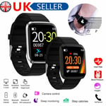 Fitness Watch Tracker Smart Wristband Blood Pressure Heart Rate Monitor Ip67 Uk