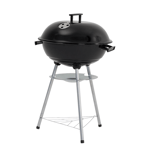 Lifestyle Camping Garden 17" Black Kettle Charcoal BBQ Barbecue - BA0017C