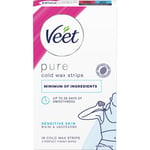 Veet Pure Vaxremsor Cold wax bikini & underarm Sensitive 16 st