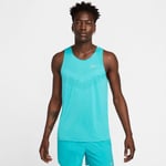 Nike Dri-FIT ADV Stide Tank Top XL Herr Blå - Lätt och Sval Singlet för Löpning