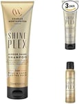 Charles Worthington Shineplex Routine for Mirror Shine | Shampoo 250Ml, Conditio