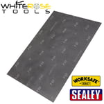 Worksafe Mesh Orbital Screen Sheets 12 x 18" 60 Grit Pack of 10 Sealey Buffing