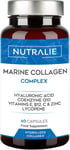 Marine Collagen Pure Hydrolysed - Hyaluronic Acid + Q10 VIT C E - Skin Joints Ha