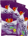 Jelly Belly Chewy Candy Sours - Sur Vingummi med Druesmak - Hel Eske 720 gram (USA Import)