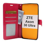 billigamobilskydd.se Crazy Horse Wallet ZTE Axon 30 Ultra 5G (Hotpink) 40871