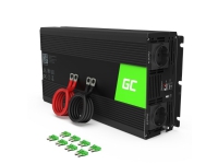 GREEN CELL Car Power Inverter 12V to 230V Mod Sine 1500W