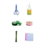 Färgglada, utsökta, vackra, böjbara, hållbara piprensare för hantverk, DIY, handgjorda leksaker, tulpaner