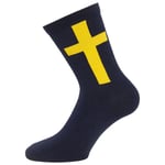 Nordic Souvenir Flagga Sweden Strumpor Svart/Gul