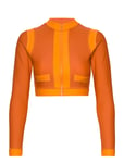 Mirage Coco Ls Crop Top Zipped Orange Rip Curl