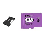 Emtec - Pack Gaming : Disque SSD Externe X210G 1 to + Carte Mémoire microSD 64GB - Pack De 2