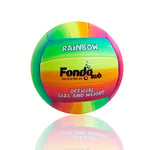 fondosub Ballon Volley Ball, Balle Volleyball Plage Cuir synthétique Taille Officielle Motif Rainbow