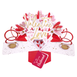 To My Valentine To My Amazing Husband Pop Up Card 3D Greeting Cards