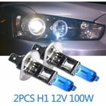 2 st H1 12V 100W Xenon Vit 6000k Huvud Halogen Dimljuslampor För Bil