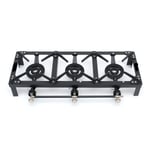 New Triple Cast Iron Large Gas LPG Burner Cooker Gas Boiling Ring Restaurant Catering Outdoor Cooking Camping 15KW