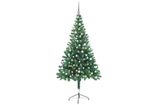 Be Basic Kunstig juletre med LED og kulesett 150 cm 380 grener -