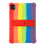 TCL TAB 10S SILICONE CASE m. Stativfunktion - Rainbow